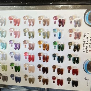 Comfort Nails & Spa - Newest Cateye selection ! - Nail Salons Near Me - Puyallup, Washington