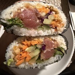 Sushi Burrito with tuna Sushi Burrito with tuna