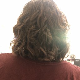 My hair has never been this curly before!
