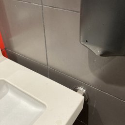 a sink in a public restroom