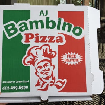 AJ Bambino Pizzeria - Box - Pizza Near Me - Coraopolis, Pennsylvania