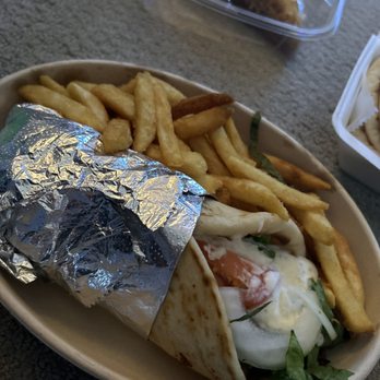 Sinbad's Grill - Spicy Gyro Sandwich - Mediterranean Near Me - Overland Park, Kansas