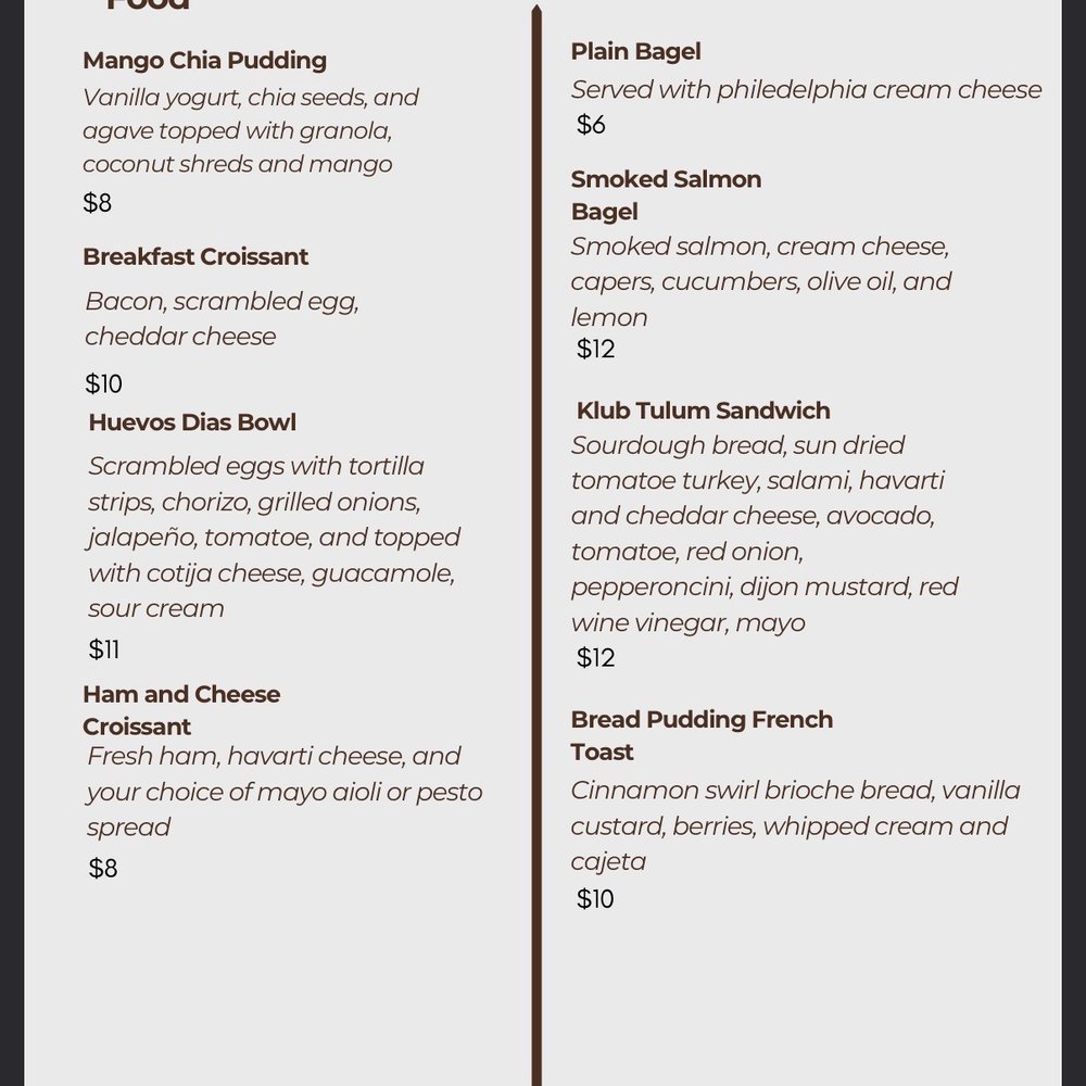 Kafe-Lum - Food menu- 06/26 - Coffee & Tea Near Me - Chula Vista, California Kafe-Lum - Food menu- 06/26 - Coffee & Tea Near Me - Chula Vista, California