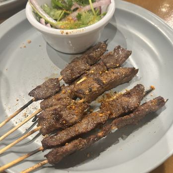 1010 Wine and Events - Beef Suya Skewers - Wine Bars Near Me - Inglewood, California 1010 Wine and Events - Beef Suya Skewers - Wine Bars Near Me - Inglewood, California