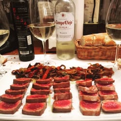 El Rincon De Alberto - Atún toro con verduras a la plancha