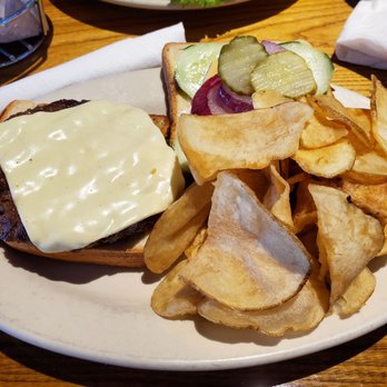Wild Wing Cafe - Build Your Own Burger with homemade chips (Yum!) - Chicken Wings Near Me - North Myrtle Beach, South Carolina