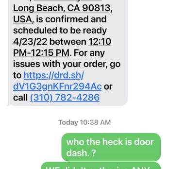 Bird-N-Bun - door dash was on my paypal receipt NOT my original order or instructions! - American Near Me - Long Beach, California Bird-N-Bun - door dash was on my paypal receipt NOT my original order or instructions! - American Near Me - Long Beach, California