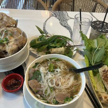 Pho Lovers 4 - Pho, side of tendon, crispy egg rolls - Vietnamese Near Me - Rowland Heights, California Pho Lovers 4 - Pho, side of tendon, crispy egg rolls - Vietnamese Near Me - Rowland Heights, California