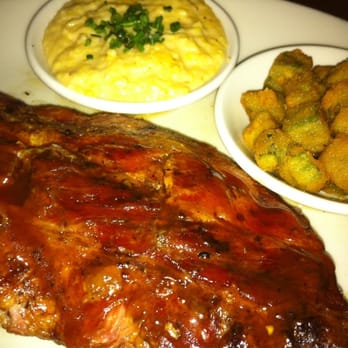 The Pit - Baby back ribs, grits, fried okra. Amazing. - Barbeque Near Me - Raleigh, North Carolina
