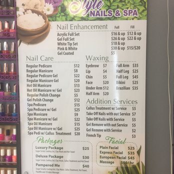 Style Nails & Spa - Here are the prices as of March 2017 - Nail Salons Near Me - Bell, California Style Nails & Spa - Here are the prices as of March 2017 - Nail Salons Near Me - Bell, California