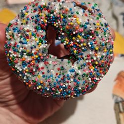 Donut Kolache Palace - I'm a cake donut girl & this chocolate donut was so delicious!!