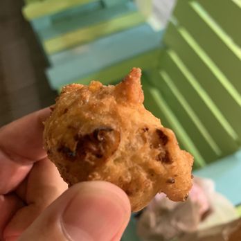 The Conch Shack - Big crunchy tasty conch fritters - Seafood Near Me - Key West, Florida