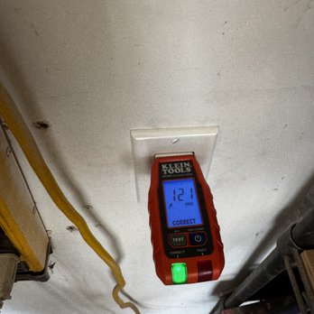 Pro Handy Services - Final result: new outlet installed and voltage tested to confirm everything is working correctly - Handyman Near Me - Cedar Park, Texas
