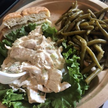 Old Hampton Store & Grist Mill - Chicken Salad Plate - Barbeque Near Me - Linville, North Carolina