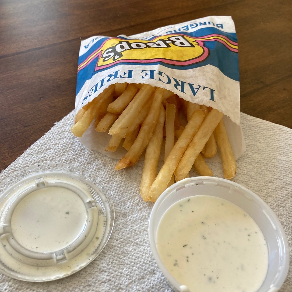 Good fries and ranch dressing