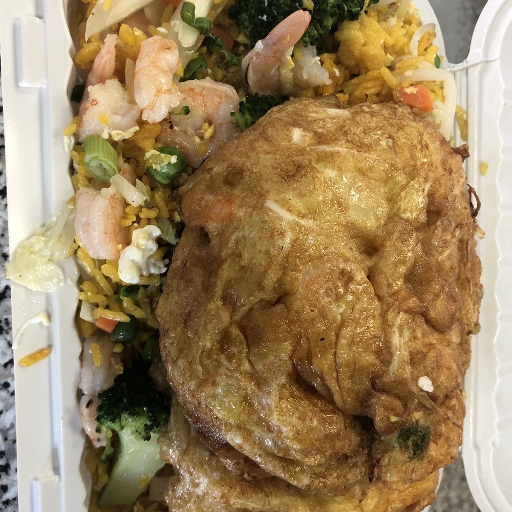 Shun Feng Kitchen - Shrimp egg foo young w shrimp fried rice - Chinese Near Me - Brooklyn, New York Shun Feng Kitchen - Shrimp egg foo young w shrimp fried rice - Chinese Near Me - Brooklyn, New York
