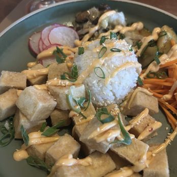 Molly's - Tofu Poke Bowl (came with fish or tofu). - Bars Near Me - Mount Carroll, Illinois Molly's - Tofu Poke Bowl (came with fish or tofu). - Bars Near Me - Mount Carroll, Illinois