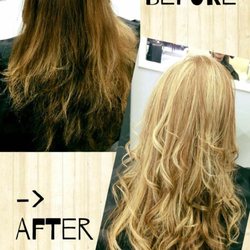 Hair Biz - Before and after
