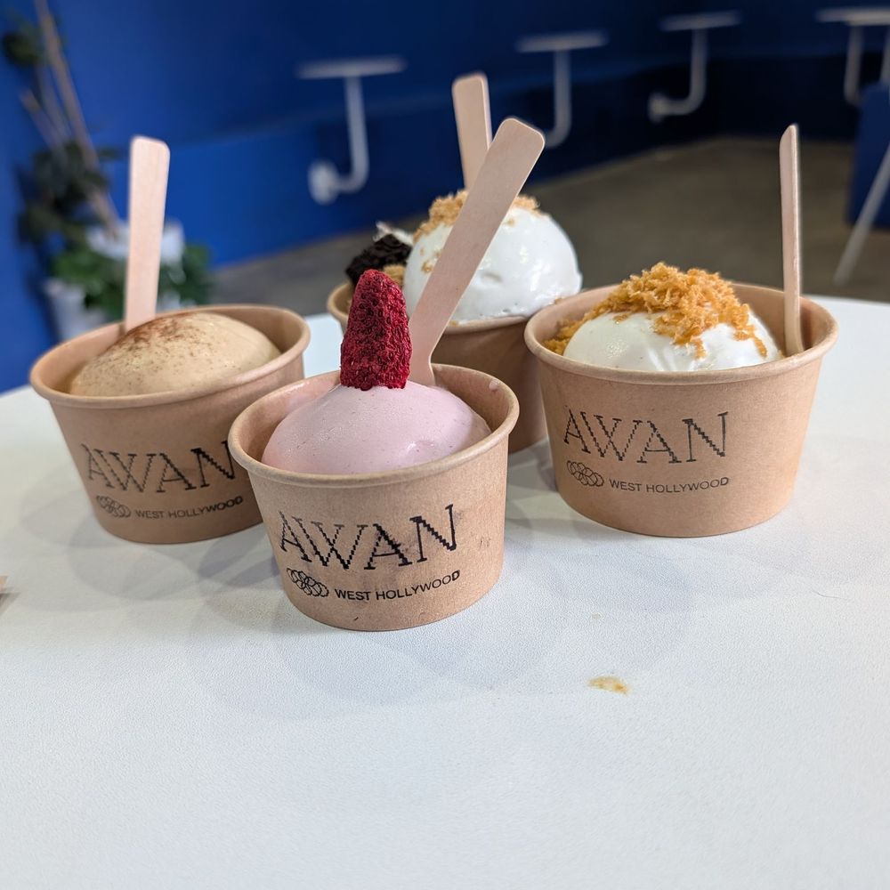 AWAN - Strawberry, coffee, chocolate Oreo ice creams - Ice Cream & Frozen Yogurt Near Me - West Hollywood, California AWAN - Strawberry, coffee, chocolate Oreo ice creams - Ice Cream & Frozen Yogurt Near Me - West Hollywood, California