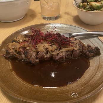 Stoke - 12 oz NY strip - New American Near Me - Charlotte, North Carolina Stoke - 12 oz NY strip - New American Near Me - Charlotte, North Carolina