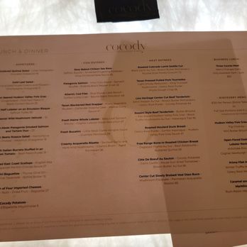 Cocody - Menu - French Near Me - Houston, Texas Cocody - Menu - French Near Me - Houston, Texas