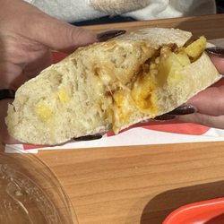 Brioche Dorée - Potato cheese sandwich