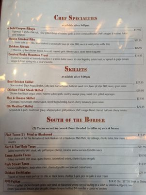 Menu photo 5 Red Mountain Grill Dillon, CO