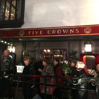 Five Crowns - Two bus loads of our group entering the restaurant. - Steakhouses Near Me - Corona del Mar, California