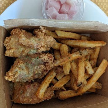 Vons Chicken - boneless crispy fried chicken with honey butter and French fries - Chicken Wings Near Me - Livermore, California Vons Chicken - boneless crispy fried chicken with honey butter and French fries - Chicken Wings Near Me - Livermore, California