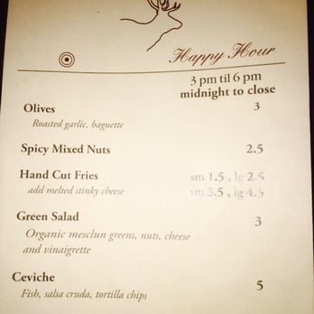 Slow Bar - Happy hour menu - Lounges Near Me - Portland, Oregon Slow Bar - Happy hour menu - Lounges Near Me - Portland, Oregon
