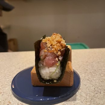 Nami Nori - tuna poke with crispy shallots - Sushi Bars Near Me - Brooklyn, New York Nami Nori - tuna poke with crispy shallots - Sushi Bars Near Me - Brooklyn, New York