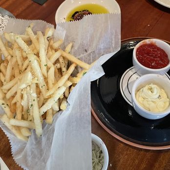 Doris Metropolitan - Truffle fries with ketchup & aioli. - New American Near Me - New Orleans, Louisiana