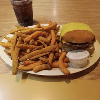 Hamburger Express - Combo Cheeseburger, Zuchinnii & Diet Pesie. - Burgers Near Me - Whittier, California Hamburger Express - Combo Cheeseburger, Zuchinnii & Diet Pesie. - Burgers Near Me - Whittier, California