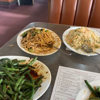Imperial Garden - Sautéed green beans, Chicken Chow-Mein, and Shrimp fried rice ($5 extra shrimp) and Hot Tea. - Chinese Near Me - Milwaukie, Oregon Imperial Garden - Sautéed green beans, Chicken Chow-Mein, and Shrimp fried rice ($5 extra shrimp) and Hot Tea. - Chinese Near Me - Milwaukie, Oregon