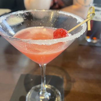Latitude 34 - Raspberry lemon drop martini - New American Near Me - Camarillo, California Latitude 34 - Raspberry lemon drop martini - New American Near Me - Camarillo, California