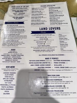 Menu photo 3 Suicide Bridge Restaurant Hurlock, MD