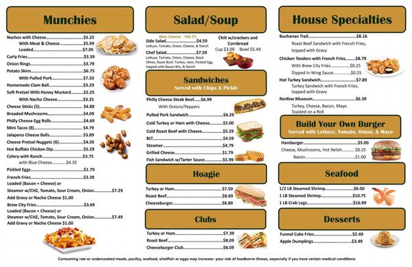 Menu photo 3 Park Tavern Waynesboro, PA