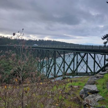 Deception Pass Bridge - View facing towards the southwest - Landmarks & Historical Buildings Near Me - Anacortes, Washington Deception Pass Bridge - View facing towards the southwest - Landmarks & Historical Buildings Near Me - Anacortes, Washington