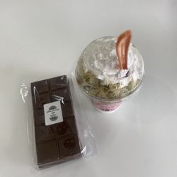 Bubble Cream Ice Cream - Dubai Chocolate Bar and Dubai Chocolate Stack