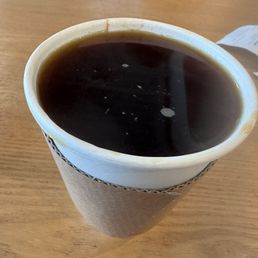 I ordered an Americano, but they added way too much water