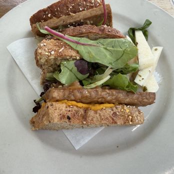 Peacefood - Upper West Side - Japanese Pumpkin Sandwich with Tempeh - Vegan Near Me - New York, New York Peacefood - Upper West Side - Japanese Pumpkin Sandwich with Tempeh - Vegan Near Me - New York, New York