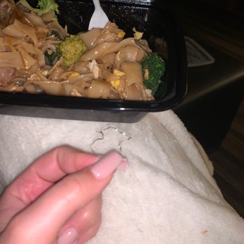 Siam Dragon Asian Bistro - I pulled this out of my mouth while eating this food - Asian Fusion Near Me - Miami, Florida