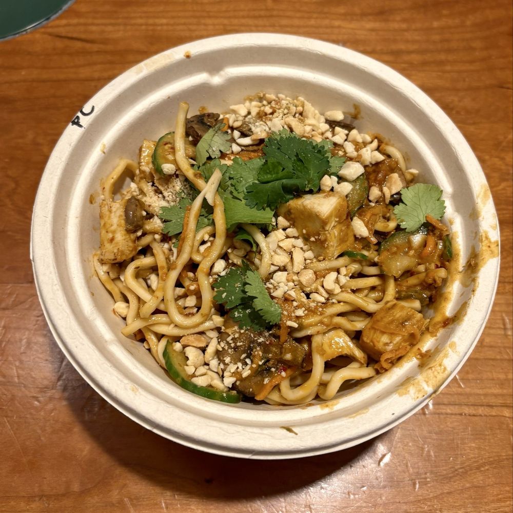 Peanut Chili noodles Peanut Chili noodles