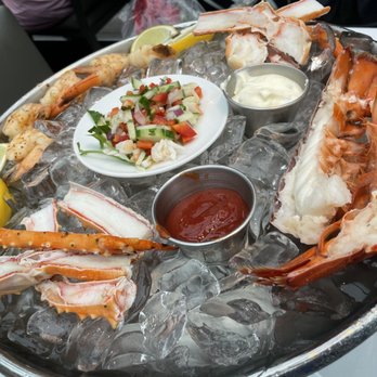 Odyssey Chicago River - Seafood tower. Almost everything was good minus the Lobster. Lobster was spoiled but we were comped for it. - American Near Me - Chicago, Illinois
