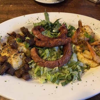 Bluegrass - Shrimp & Grits with Grilled Andouille Sausage - Cajun/Creole Near Me - Highland Park, Illinois