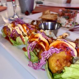 Soft Shell Crab Lettuce Wraps