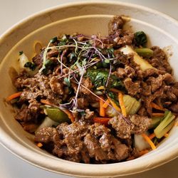 Downtown Kitchen - Beef Bulgogi with kimchi fried rice