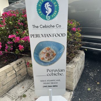 The Cebiche Co - Location and number - Peruvian Near Me - Delray Beach, Florida