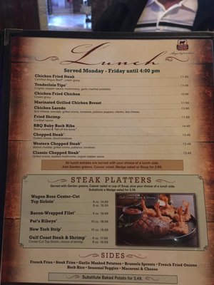 Menu photo 3 Saltgrass Steak House Branson, MO