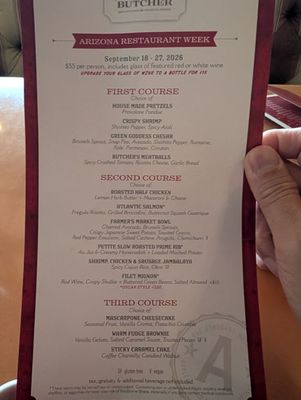 Menu photo 3 The Arrogant Butcher Phoenix, AZ